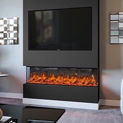 Bespoke Fireplaces Panoramic 3DP 1500 Sided Modern Electric Fire